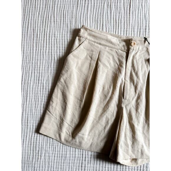 NWT Jenni Kayne Silk Pleated Short - Picture 5 of 8